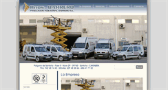 Desktop Screenshot of panelacionbarrero.com